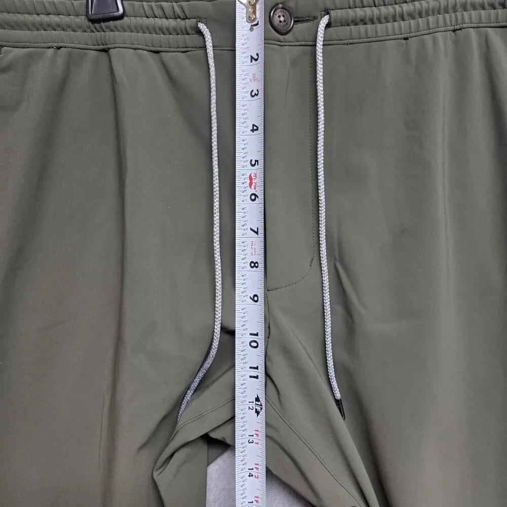 Proper Cloth Pants Mens 46x30 Green The Milano Performance Jogger Travel Comfort